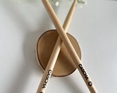 Custom Engraved Cascha 5A Drumsticks: Personalized Maple Wood Gift thumbnail 6