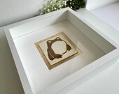 Framed Golden Frog Art Print: Japanese Zen Decor, Woodblock Style thumbnail 5