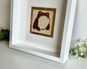 Framed Golden Frog Art Print: Japanese Zen Decor, Woodblock Style thumbnail 7