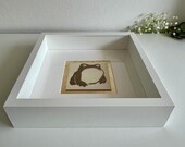 Framed Golden Frog Art Print: Japanese Zen Decor, Woodblock Style thumbnail 9