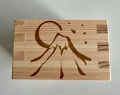 Japanese Sake Set | Ceramic Tokkuri, Mount Fuji Masu Box & Koi Coaster thumbnail 8