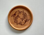 Japanese Sake Set | Ceramic Tokkuri, Mount Fuji Masu Box & Koi Coaster thumbnail 11