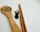 Bambusowy zestaw do Sushi | Personalizowane pałeczki, makisu, łopatka, podkładka thumbnail 14