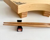 Bamboo Sushi Making Kit | Personalized Chopsticks, Rolling Mat, Paddle, Rest thumbnail 6