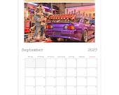 Funny Car Calendar 2027 – FLEImobil, Wolfie Wall Calendar with Classic Cars, Rally & Tuning Art thumbnail 6
