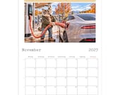 Funny Car Calendar 2027 – FLEImobil, Wolfie Wall Calendar with Classic Cars, Rally & Tuning Art thumbnail 12