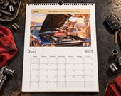 Calendario Auto Divertente 2027 – FLEImobil, Calendario da Parete Wolfie con Auto Classiche, Rally e Arte Tuning thumbnail 8