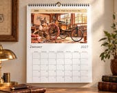Calendario Auto Divertente 2027 – FLEImobil, Calendario da Parete Wolfie con Auto Classiche, Rally e Arte Tuning thumbnail 6